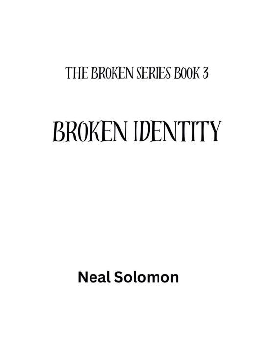 Knjiga Broken Identity Neal Solomon