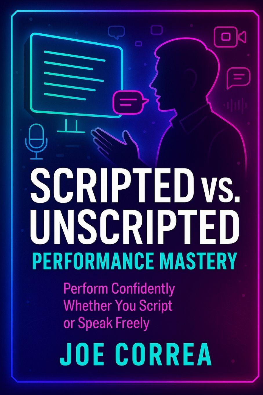 Knjiga Scripted vs. Unscripted Performance Mastery Joe Correa