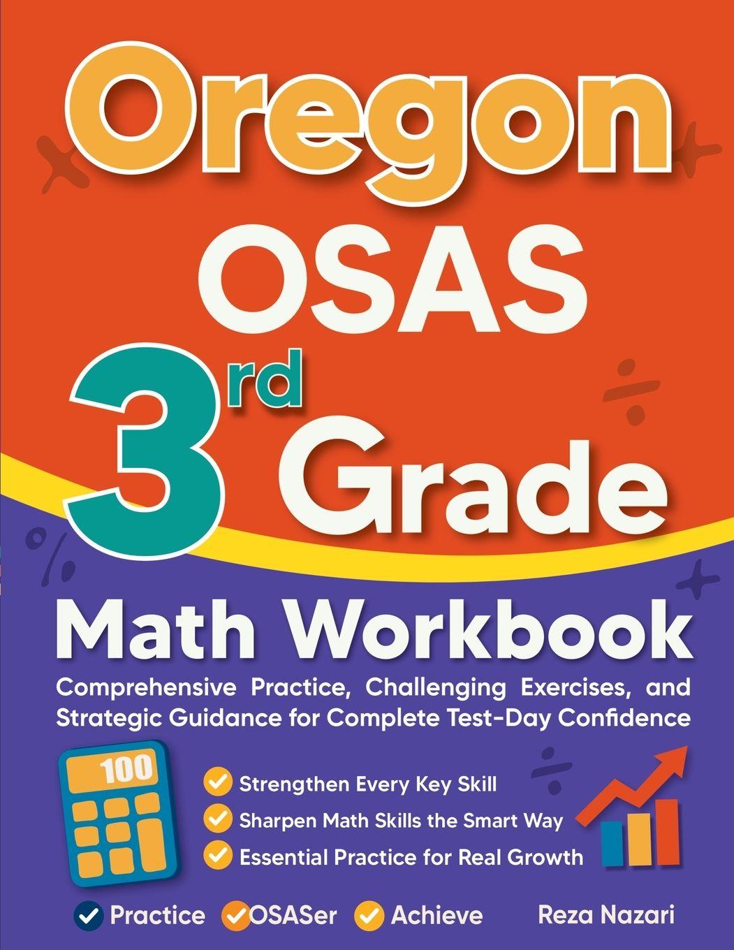 Kniha Oregon OSAS 3rd Grade Math Workbook Reza Nazari