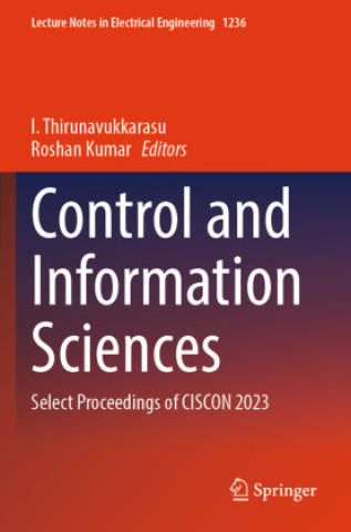Knjiga Control and Information Sciences I. Thirunavukkarasu
