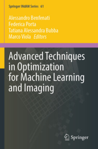 Kniha Advanced Techniques in Optimization for Machine Learning and Imaging Alessandro Benfenati