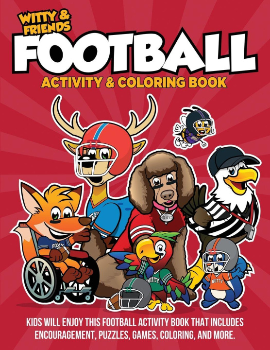 Knjiga FootBall Activity & Coloring Book QB Darla