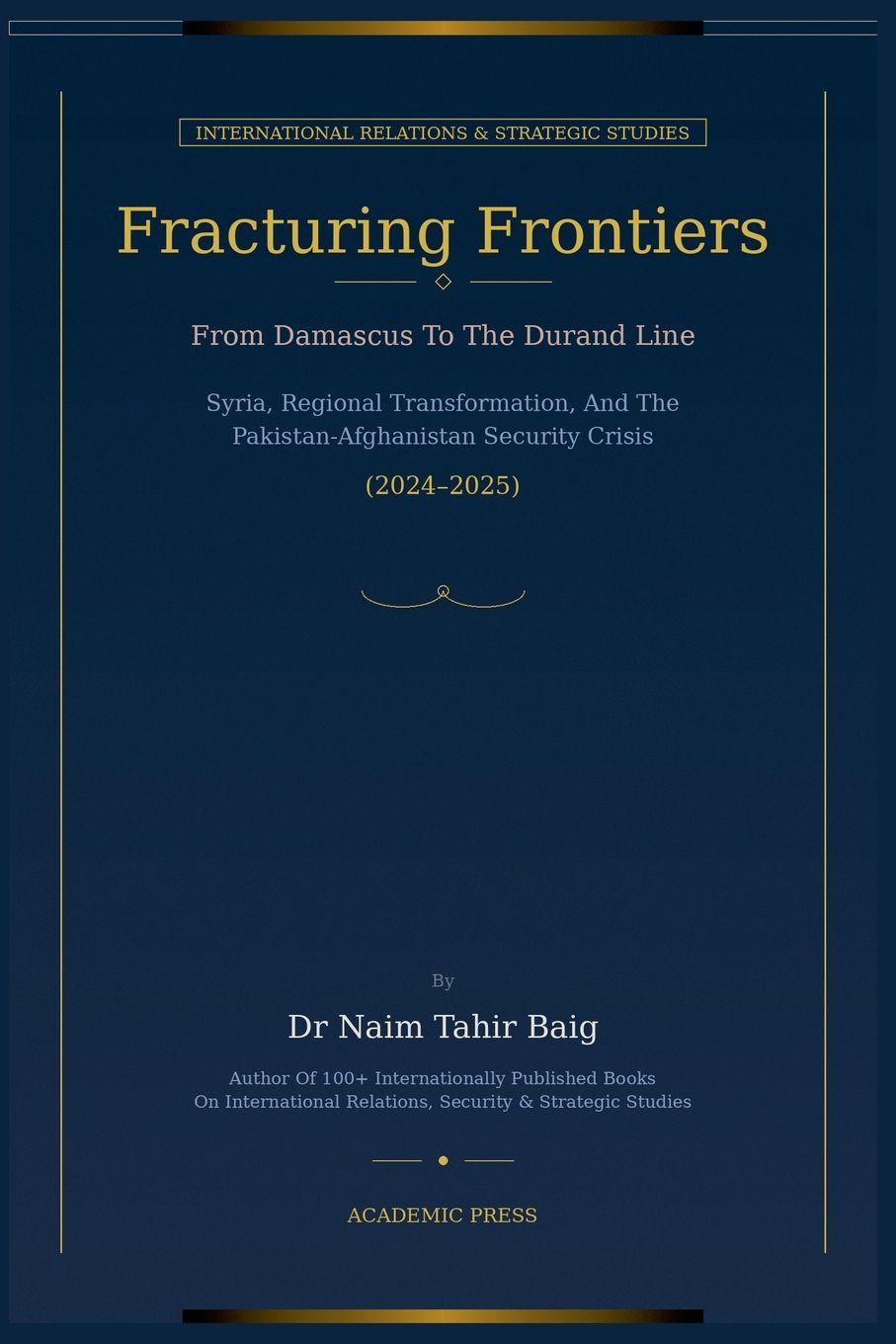Kniha Fracturing Frontiers Naim Tahir Baig
