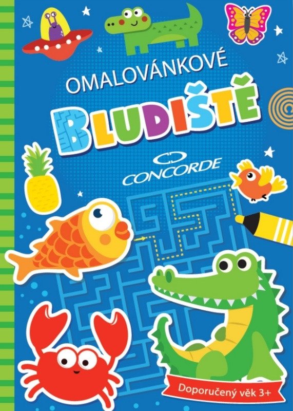 Kniha Omalovánkové bludiště Csach Kristián