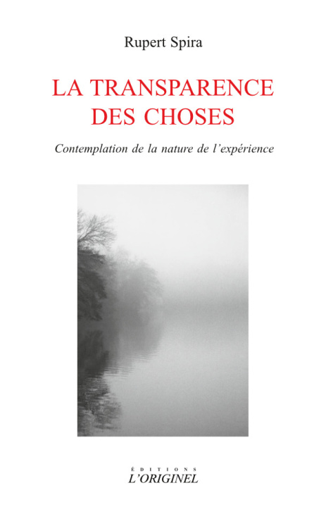 Kniha La transparence des choses Rupert