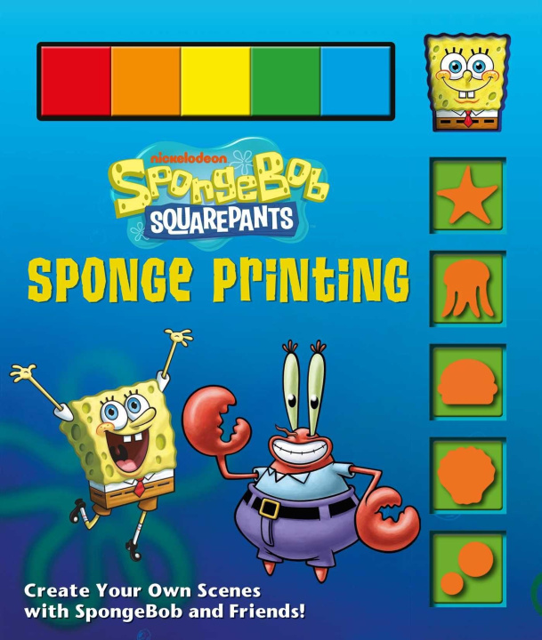 Knjiga SPONGEBOB SPONGE PRINTING KIT WELDON OWEN