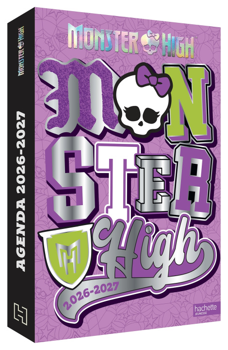 Kalendár/Diár Monster High - Agenda 2026-2027 Mattel