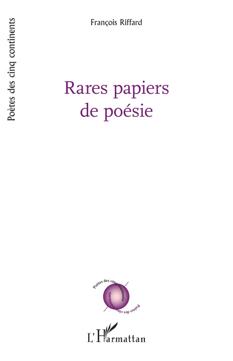 Książka Rares papiers de poésie Riffard