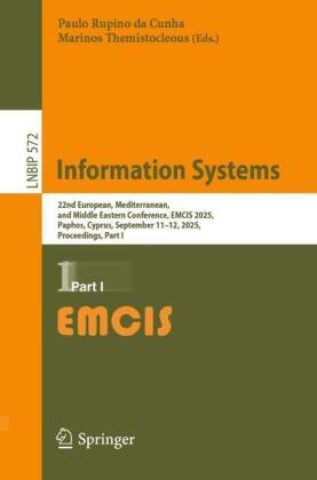 Kniha Information Systems Paulo Rupino da Cunha