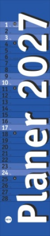 Koledar/Rokovnik Langplaner mini, blau 2027 