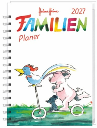 Kalendár/Diár Helme Heine: Familienplaner-Buch A6 2027 Helme Heine