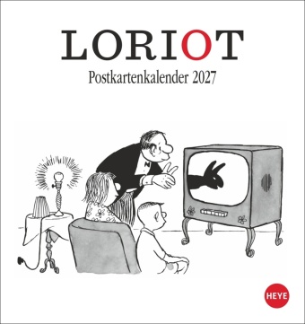 Kalendár/Diár Loriot Postkartenkalender 2027 Loriot