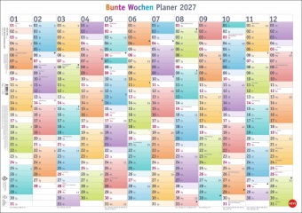 Koledar/Rokovnik Bunte Wochen Posterplaner 2027 
