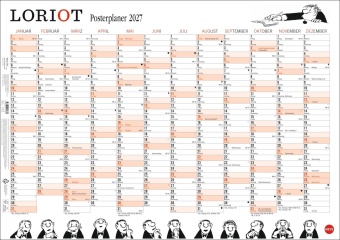 Koledar/Rokovnik Loriot Posterplaner 2027 Loriot