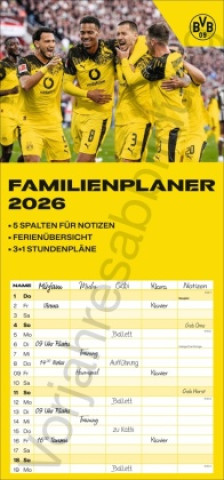 Koledar/Rokovnik BVB Familienplaner 2027 
