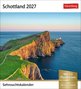 Kalendár/Diár Schottland Sehnsuchtskalender 2027 - Wochenkalender mit 53 Postkarten Stefan Schnebelt