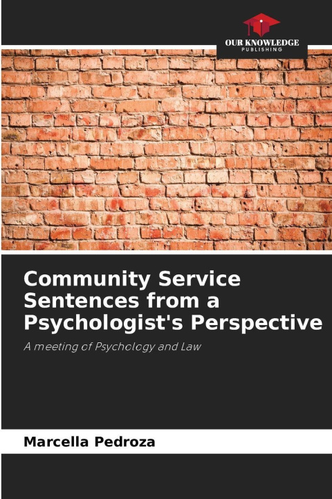 Kniha Community Service Sentences from a Psychologist's Perspective Marcella Pedroza