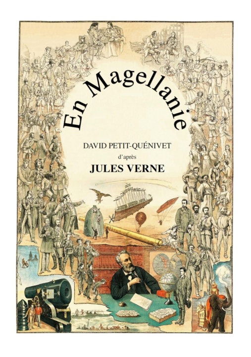 Carte EN MAGELLANIE PETIT-QUENIVET DAVID/VERNE JULES