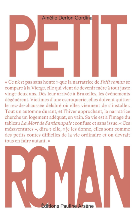 Knjiga Petit roman DERLON CORDINA