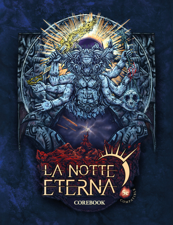 Kniha notte eterna 5e. Core rulebook Jason R. Forbus