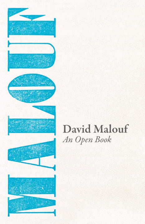 Kniha An Open Book David Malouf