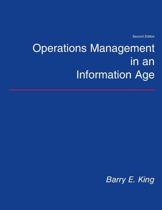 Kniha Operations Management King