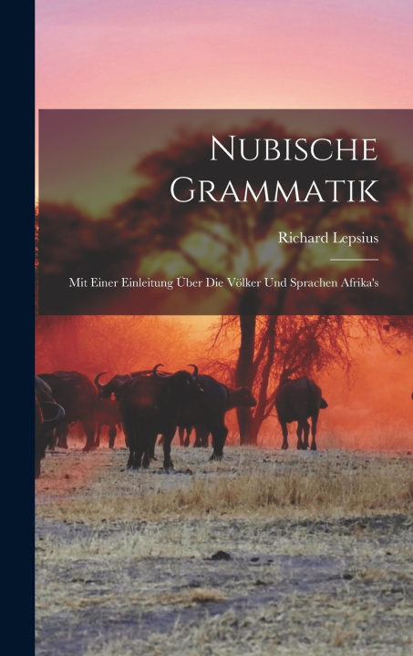 Knjiga Nubische Grammatik Richard Lepsius
