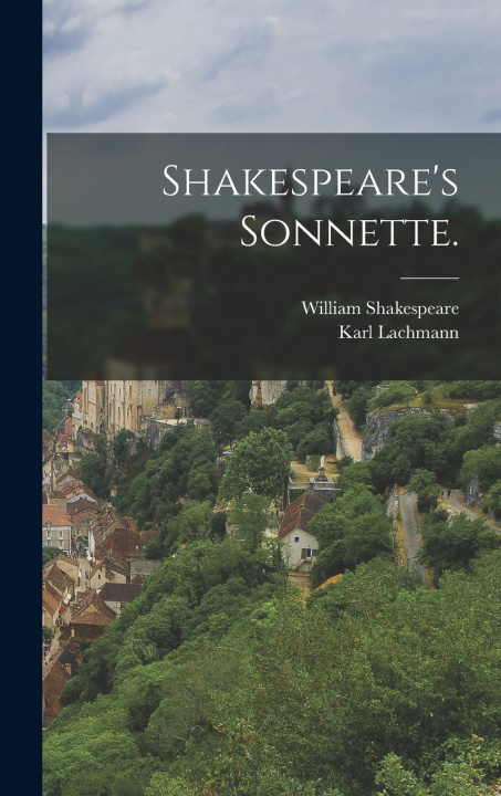 Kniha Shakespeare's Sonnette. William Shakespeare