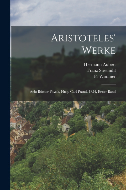 Kniha Aristoteles' Werke Aristotle