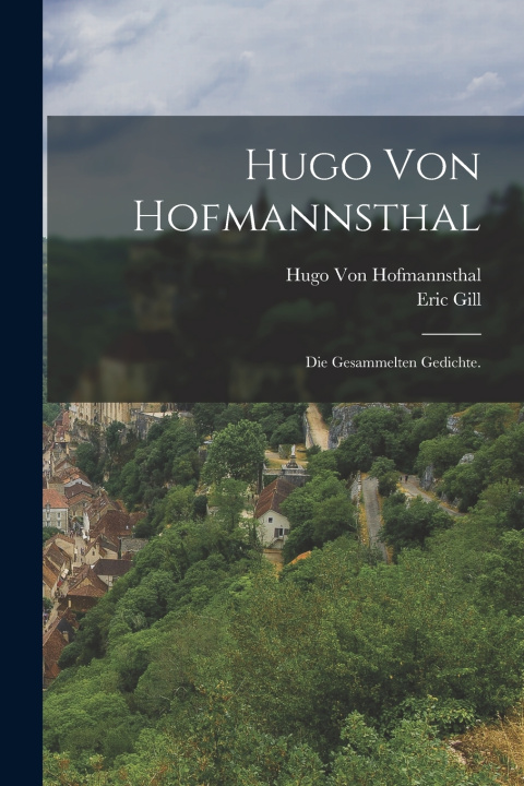 Kniha Hugo von Hofmannsthal Eric Gill