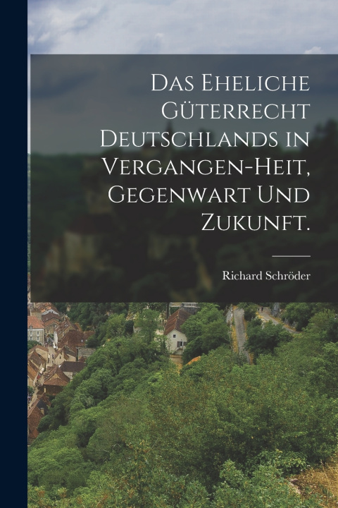 Kniha Das eheliche Güterrecht Deutschlands in Vergangen-heit, Gegenwart und Zukunft. Richard Schröder