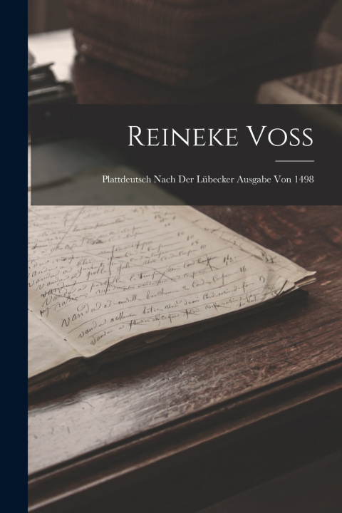 Kniha Reineke Voss Anonymous