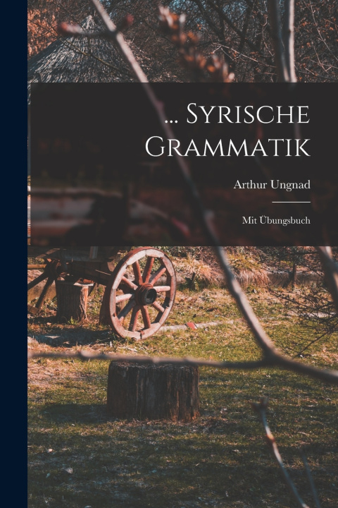 Kniha ... Syrische Grammatik Arthur b. 1879 Ungnad