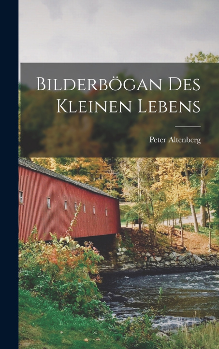 Kniha Bilderbögan des Kleinen Lebens Peter Altenberg