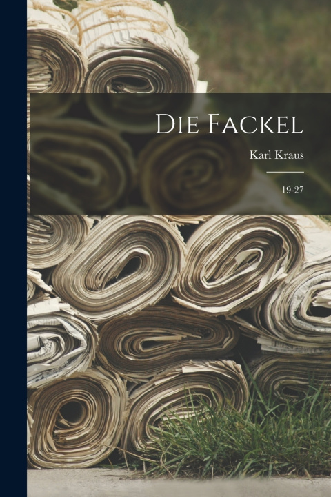 Книга Die Fackel Karl Kraus