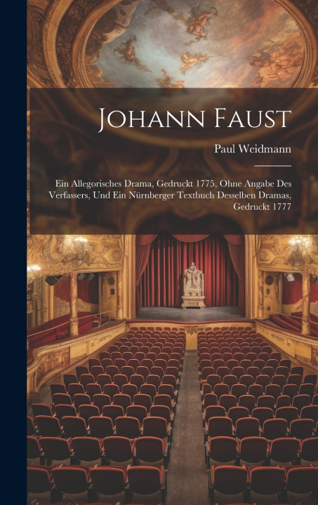Book Johann Faust Paul Weidmann
