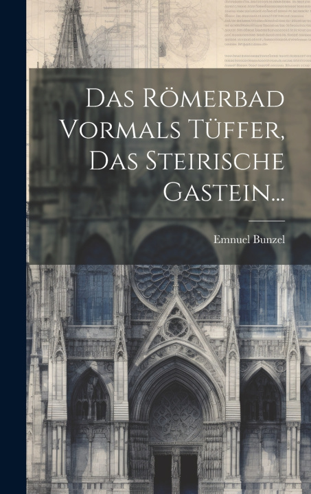 Kniha Das Römerbad Vormals Tüffer, das Steirische Gastein... Emnuel Bunzel