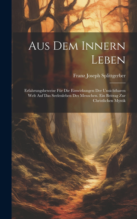 Kniha Aus Dem Innern Leben Franz Joseph Splittgerber
