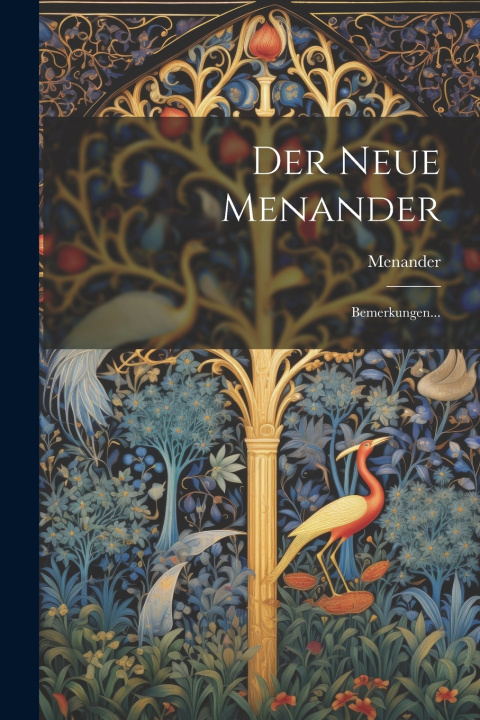 Knjiga Der Neue Menander Menander