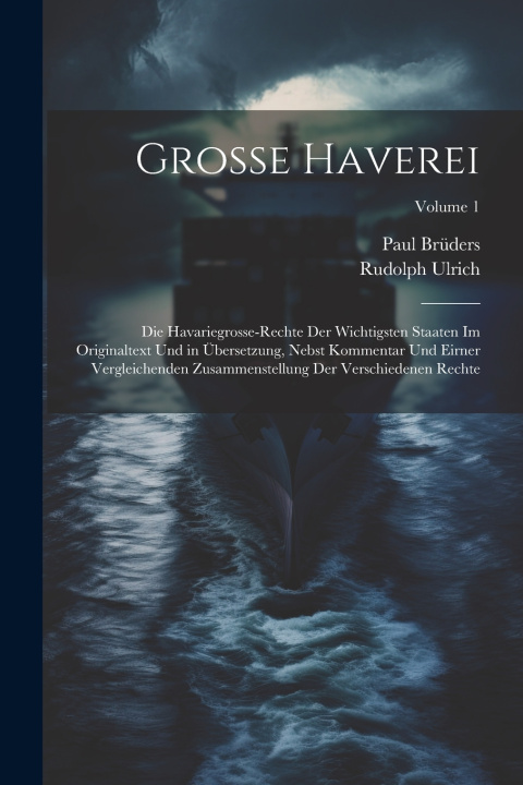 Kniha Grosse Haverei Rudolph Ulrich