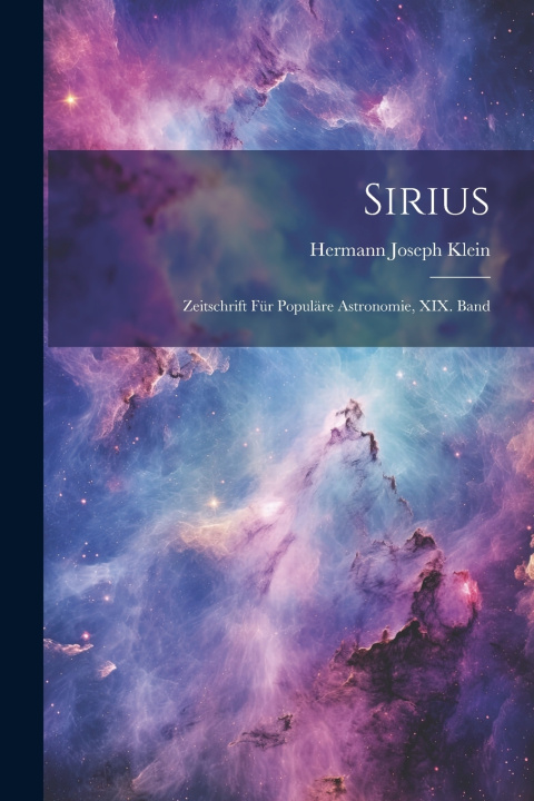 Kniha Sirius Hermann Joseph Klein