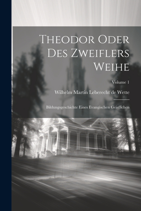Kniha Theodor Oder Des Zweiflers Weihe Wilhelm Martin Leberecht de Wette