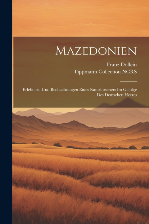 Kniha Mazedonien Franz Doflein
