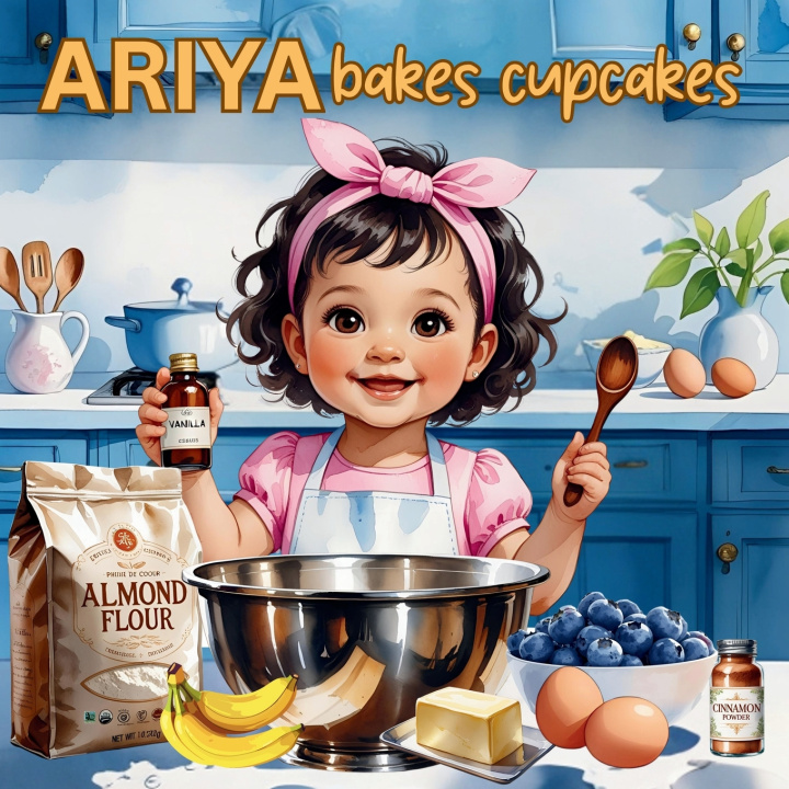 Книга Ariya Bakes Cupcakes Kumari Dewrance