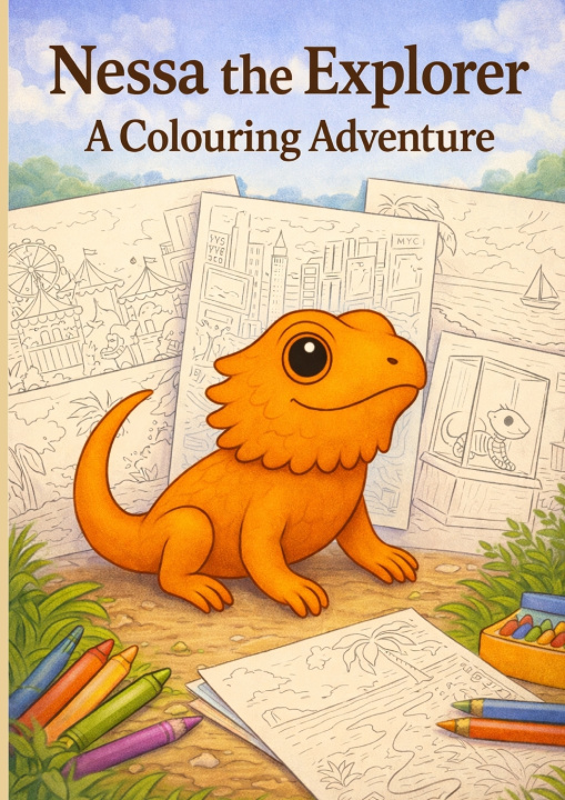 Книга Nessa the Explorer： A Colouring Adventure Shane Kirby