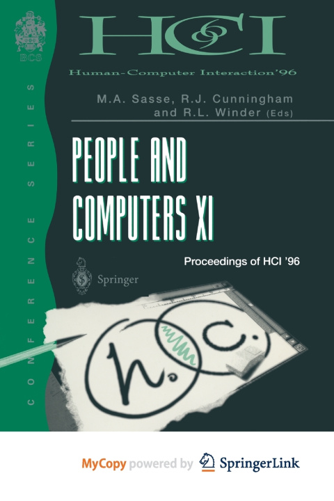 Kniha People and Computers XI Angela Sasse