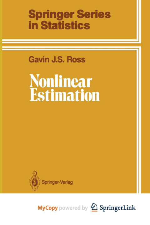 Kniha Nonlinear Estimation Gavin J.S. Ross