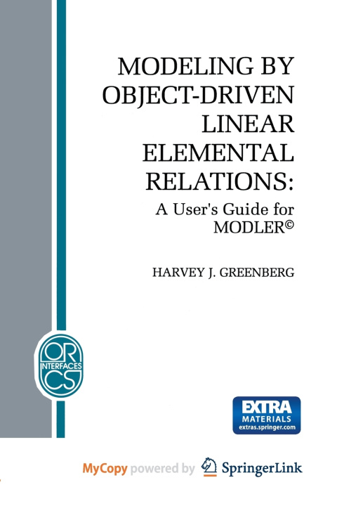 Kniha Modeling by Object-Driven Linear Elemental Relations H.J. Greenberg