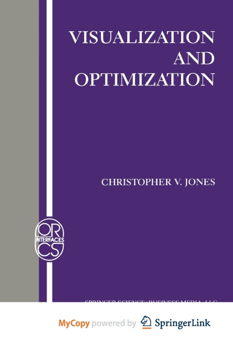 Kniha Visualization and Optimization Christopher V. Jones