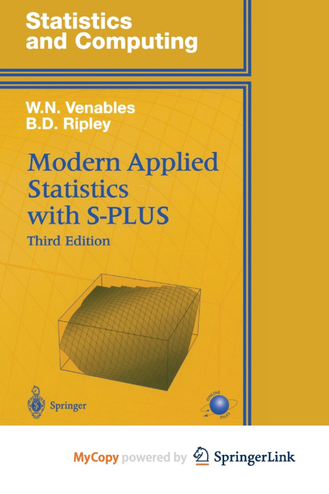 Kniha Modern Applied Statistics with S-PLUS W.N. Venables